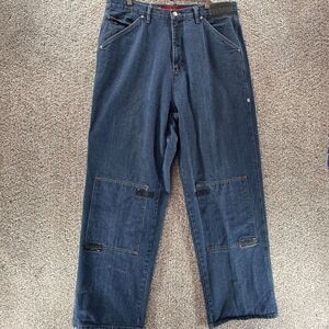 Vintage Vokal Jeans Mens 38x33 Blue Denim Pants 90s Hip Hop Streetwear Y2K Baggy